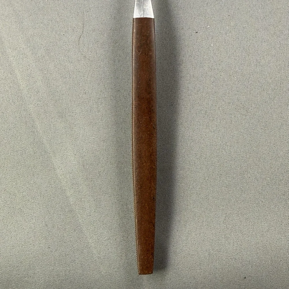 Vintage EKCO Eterna Japan Serving Fork Forged Stainless Wood Handle‎ MCM